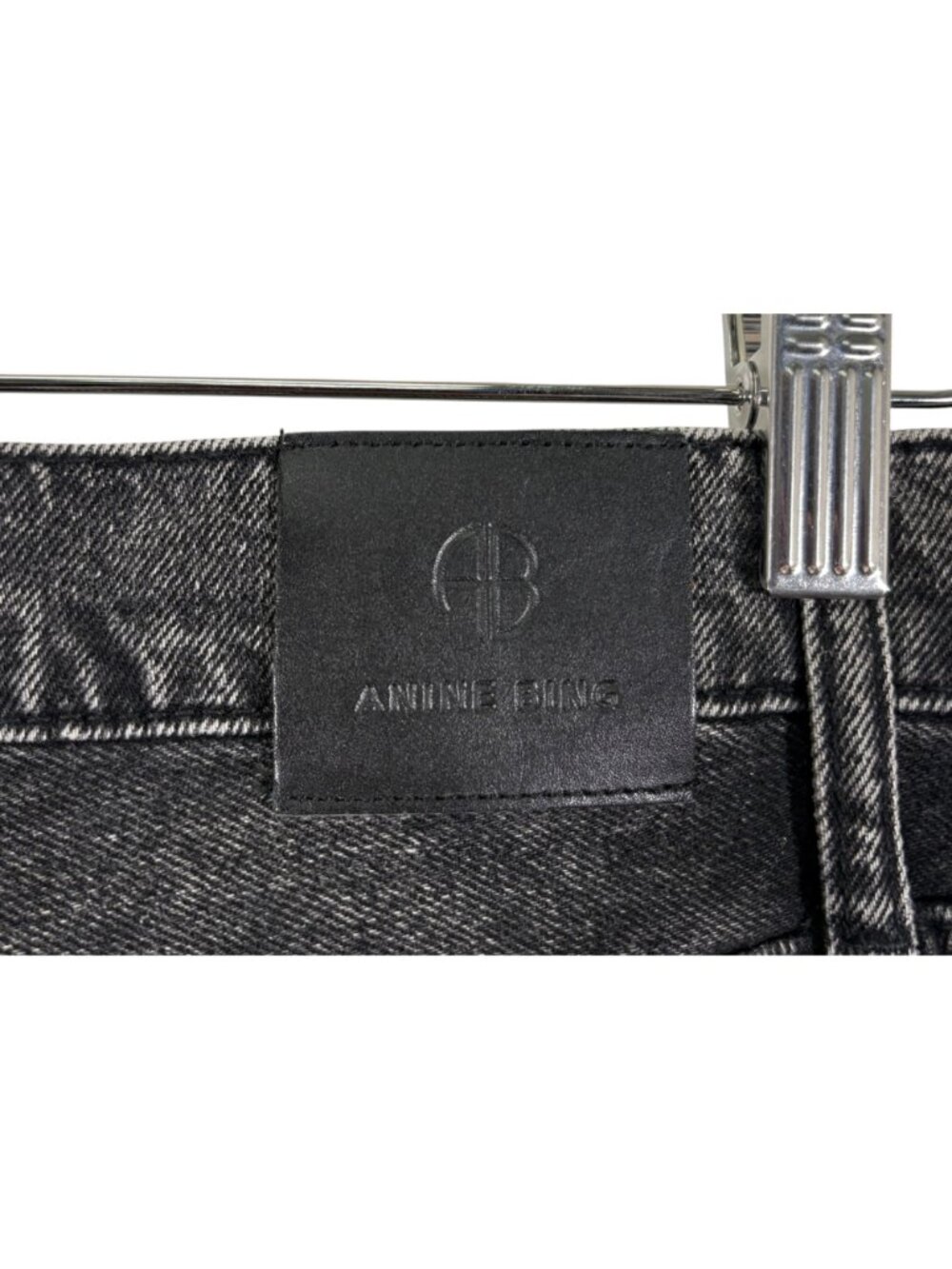 NEW Anine Bing Kat High Rise Jean Shorts Size 26 - Picture 10 of 12